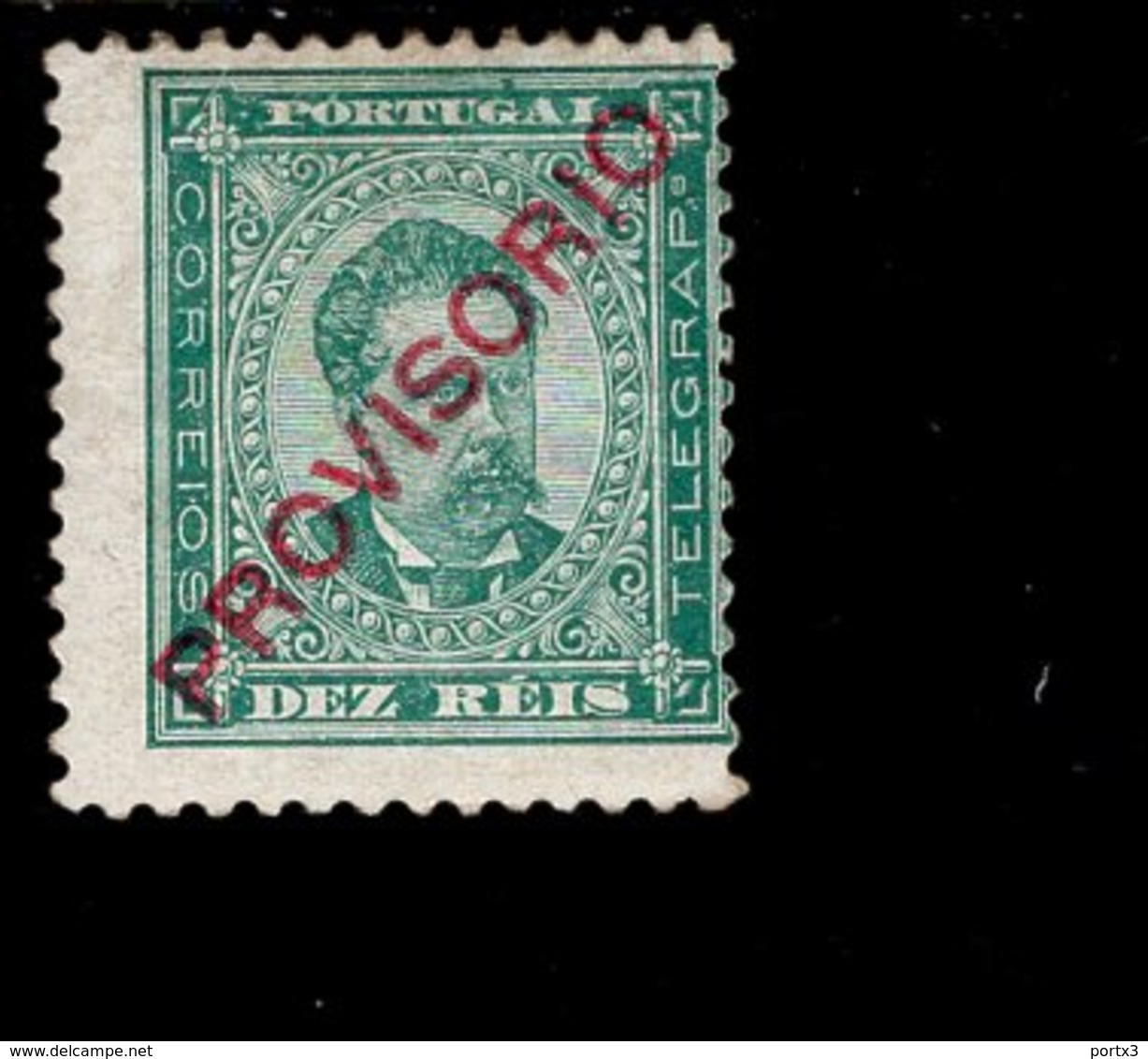 Por.81 König Luis I Mit Aufdruck Provisorio MLH * Mint (3) - Ungebraucht