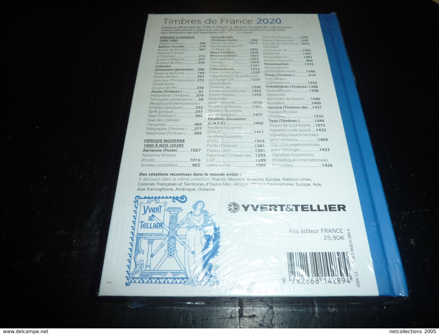 YVERT & TELLIER Catalogue De Cotation TIMBRES DE FRANCE 2020 NEUF SOUS BLISTER *** NEUF *** - Francia