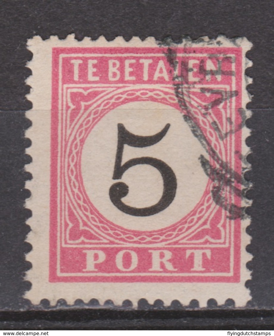 Nederlands Indie Dutch Netherlands Indies Port 6 Tanding B Type 1 Used ; Portzegel Due Stamp Timbre Tax Dienstmarke 1882 - Niederländisch-Indien