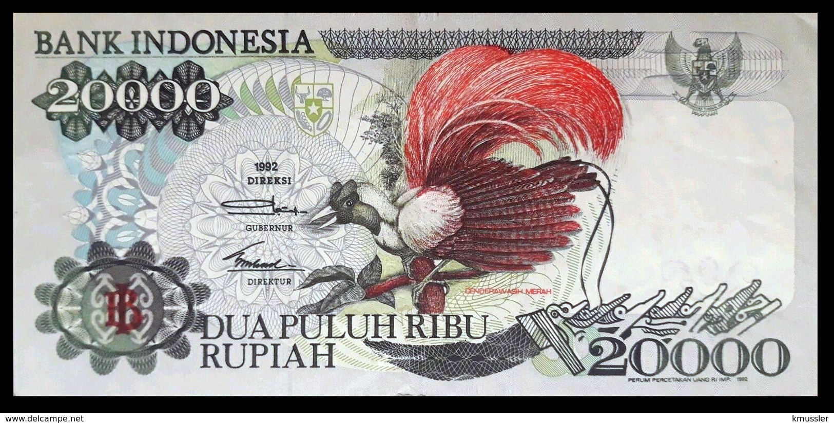 # # # Banknote Indonesien (Indonesia) 20.000 Rupiah 1992 # # # - Indonesien