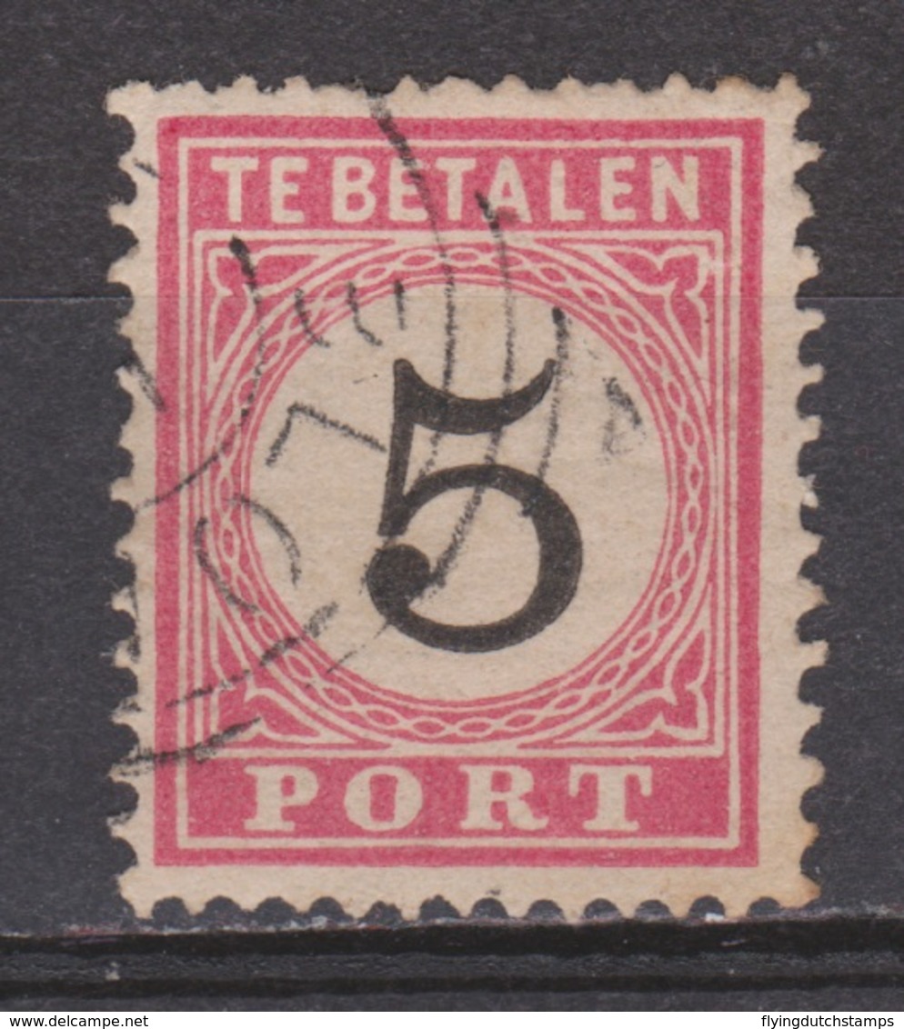 Nederlands Indie Dutch Netherlands Indies Port 6 Tanding B Type 3 Used ; Portzegel Due Stamp Timbre Tax Dienstmarke 1882 - Niederländisch-Indien