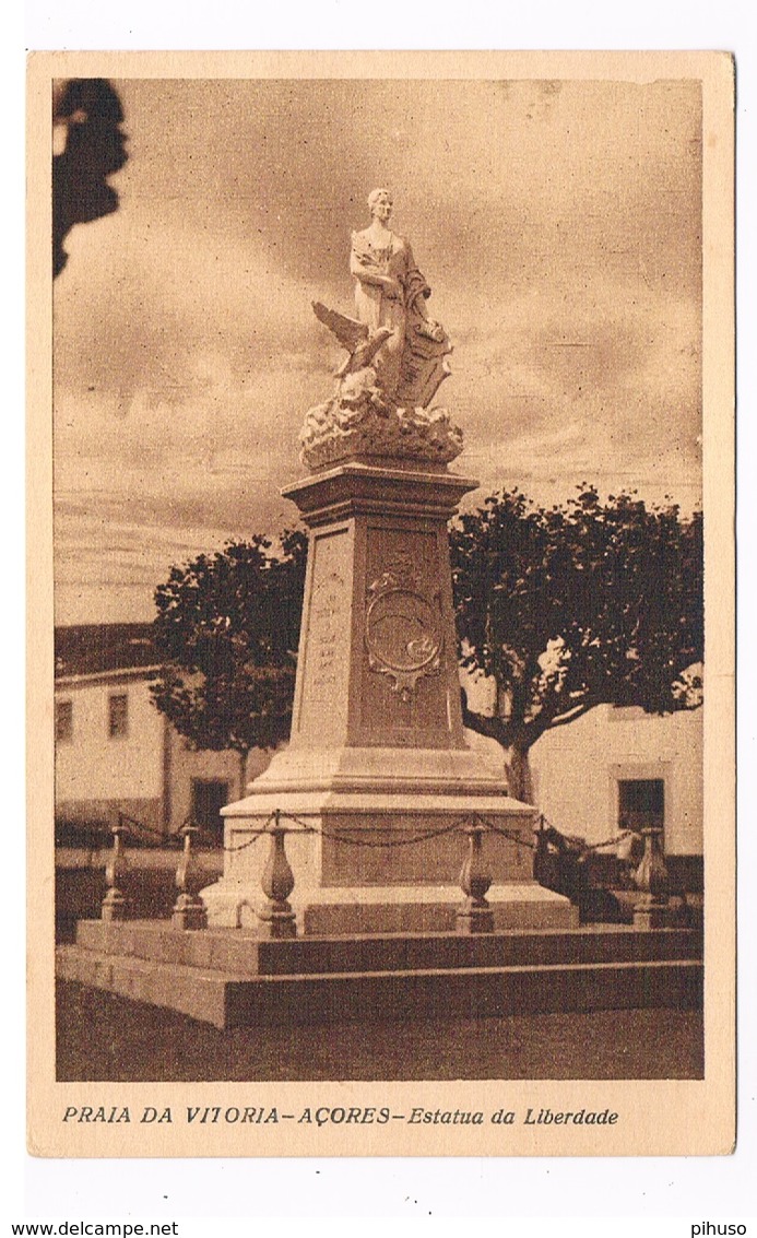 AZ-97  PRAIA DA VITTORIA : Estatua Da Liberdade - Açores