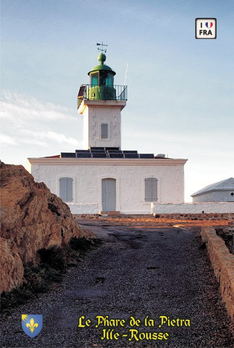 Set 6 Cartes Postales, Phares, Lighthouses Of Europe, France,  Ille-Rousse, Le Phare De La Pietra - Faros