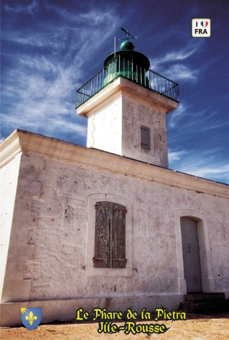 Set 6 Cartes Postales, Phares, Lighthouses Of Europe, France,  Ille-Rousse, Le Phare De La Pietra - Faros