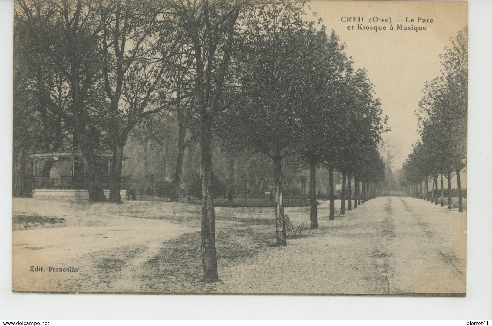 CREIL - Le Parc Et Kiosque à Musique - Creil