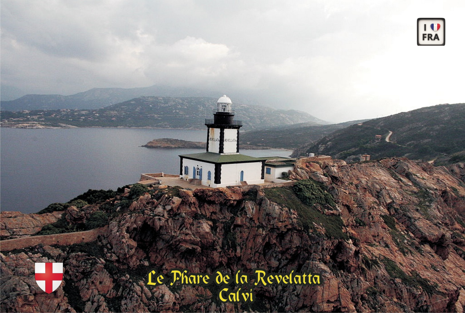 Set 6 Cartes Postales, Phares, Lighthouses Of Europe, France, Calvi, Le Phare De La Revelatta - Fari