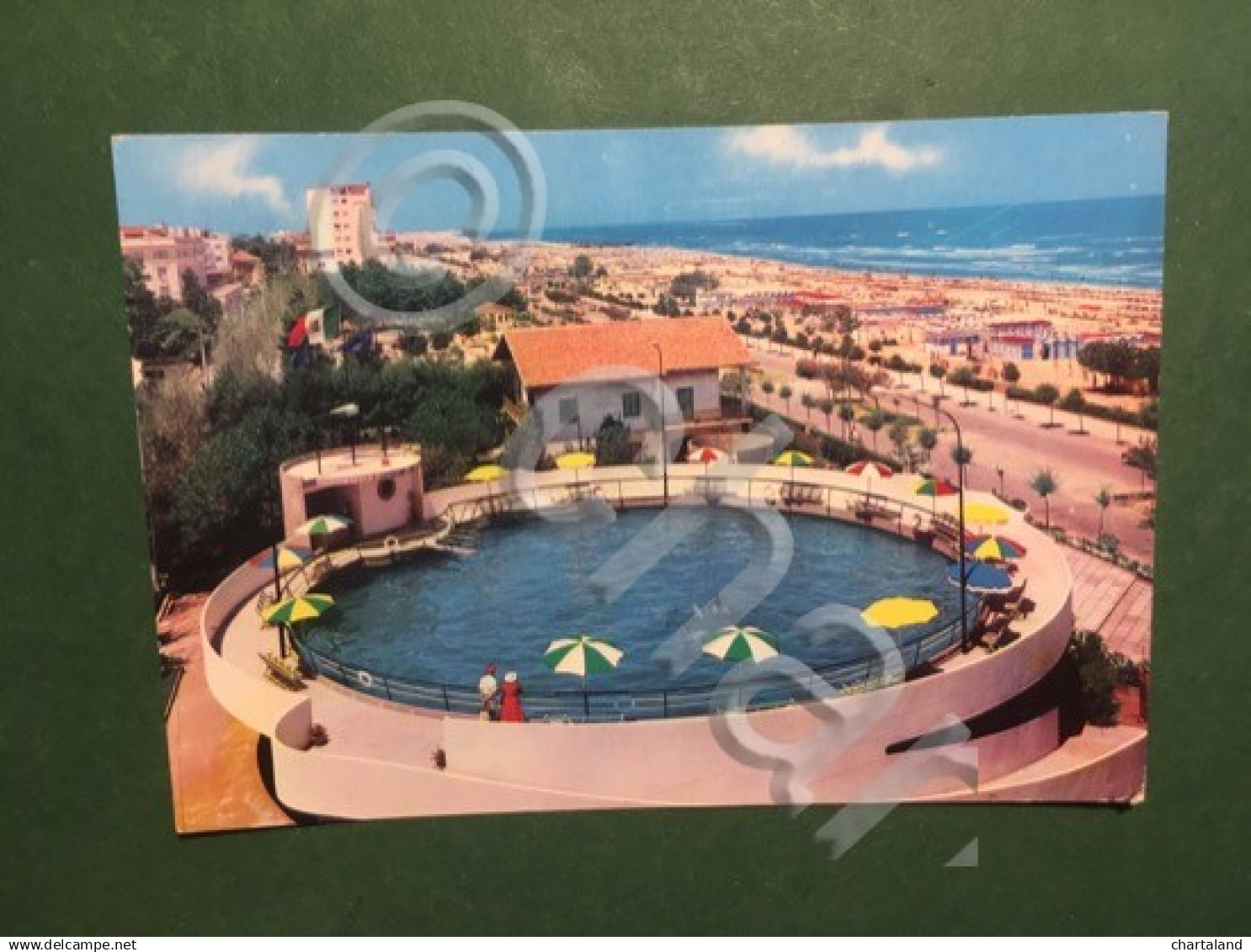 Cartolina Riccione - Acquarium E Panorama - 1963 - Rimini