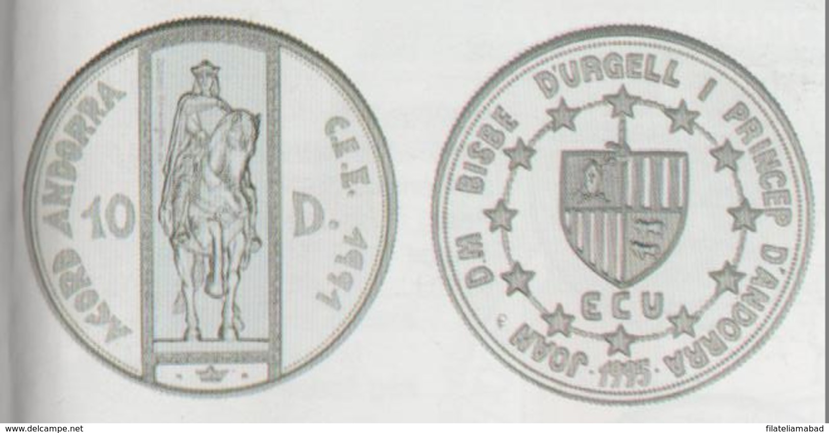 ANDORRA 1 MONEDA DE 31,47 GRAMOS DE PLATA Nº 102  TIRADA2 5.000.  SERVEI D'EMISSIÓNS  (E.M. - Andorra