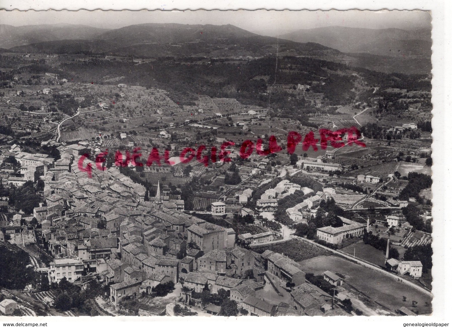 07- JOYEUSE - VUE GENERALE AERIENNE   - ARDECHE - Joyeuse