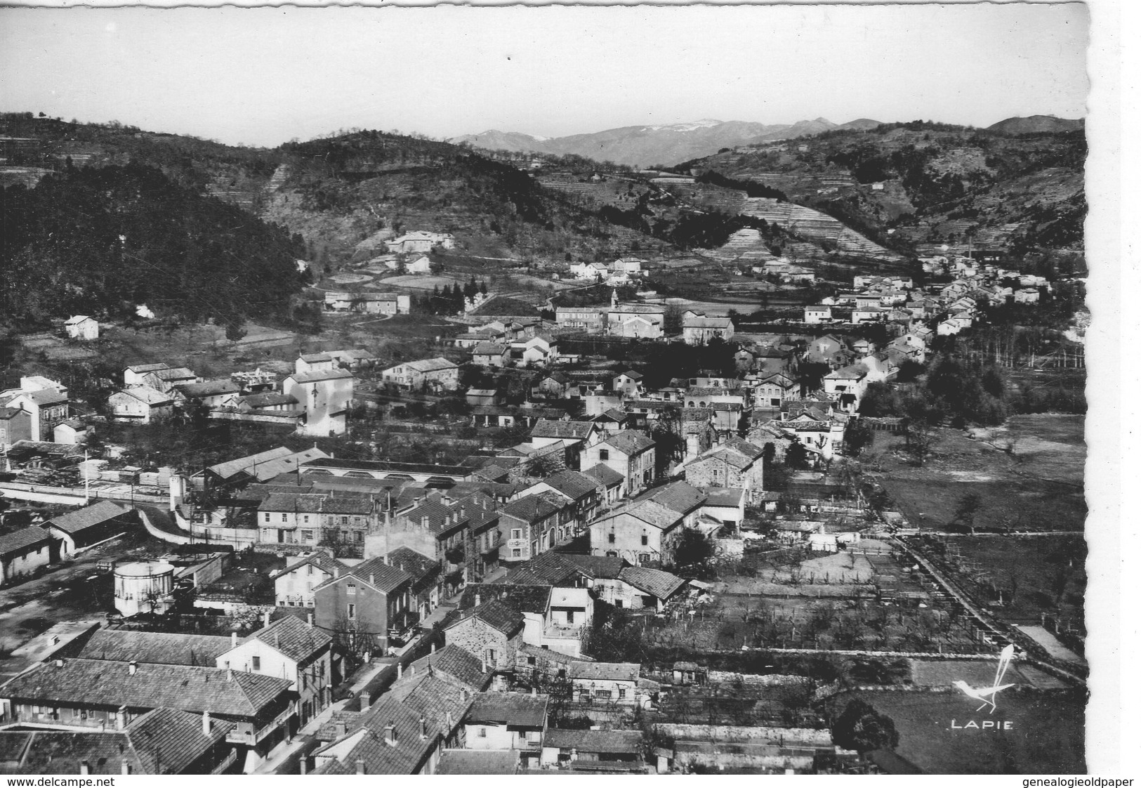 07- LALEVADE D' ARDECHE- VUE GENERALE AERIENNE - EDITEUR LAPIE N° 7   - ARDECHE - Joyeuse