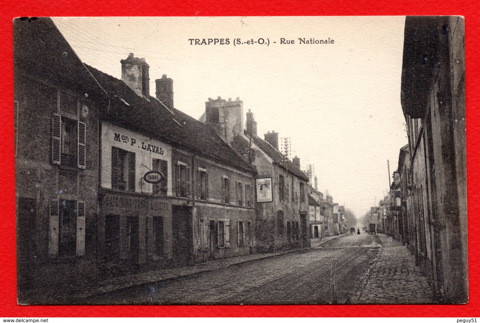 78. Trappes. Rue Nationale. Maison P. Laval, Tabac. - Trappes