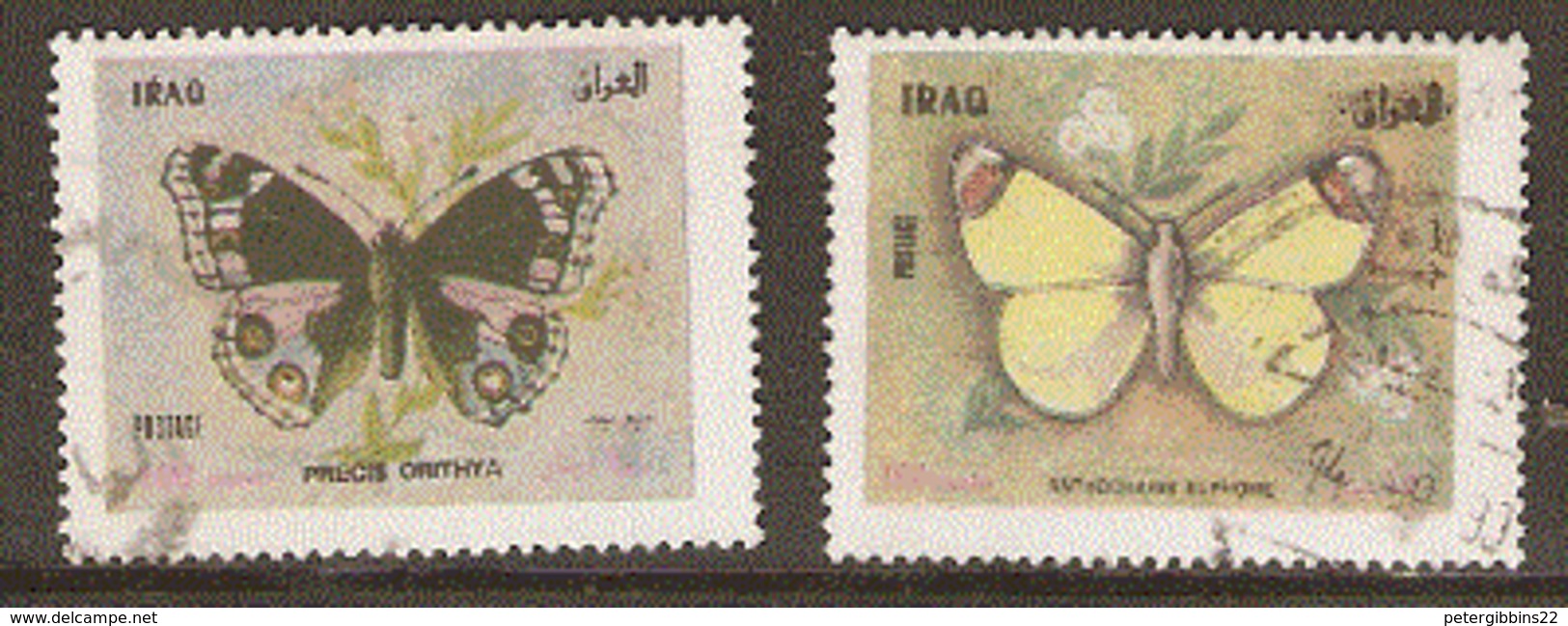 Iraq  1998  SG  2044-5 Butterflies  Fine Used - Iraq