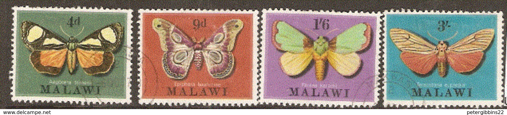 Malawi  1970  SG 358-61  Butterflies  Fine Used - Malawi