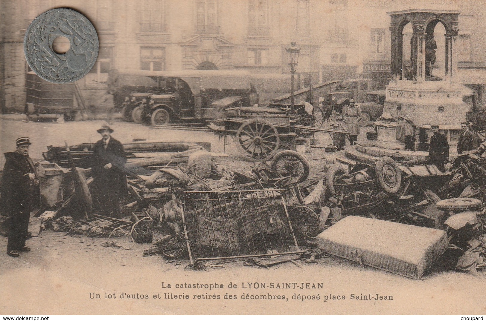 69 - Carte Postale Ancienne De   LYON   La Catastrophe De LYON SAINT JEAN - Autres & Non Classés