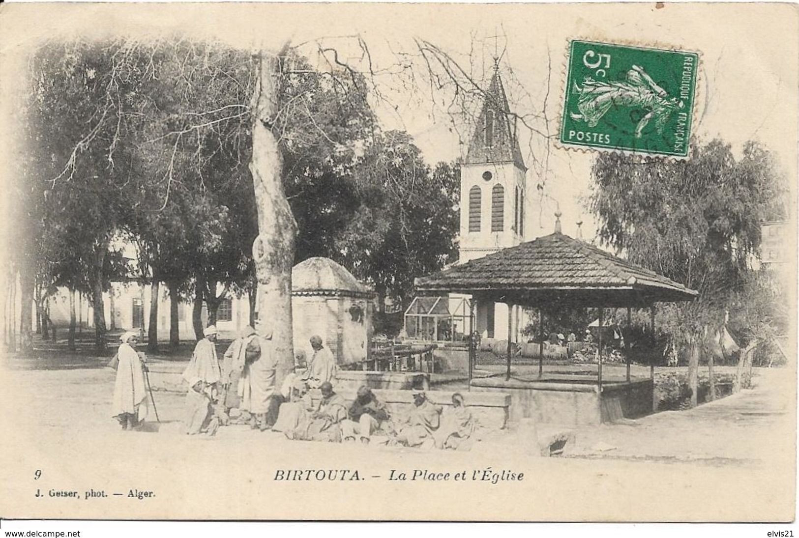 ALGERIE BIRTOUTA La Place De L' Eglise - Other & Unclassified