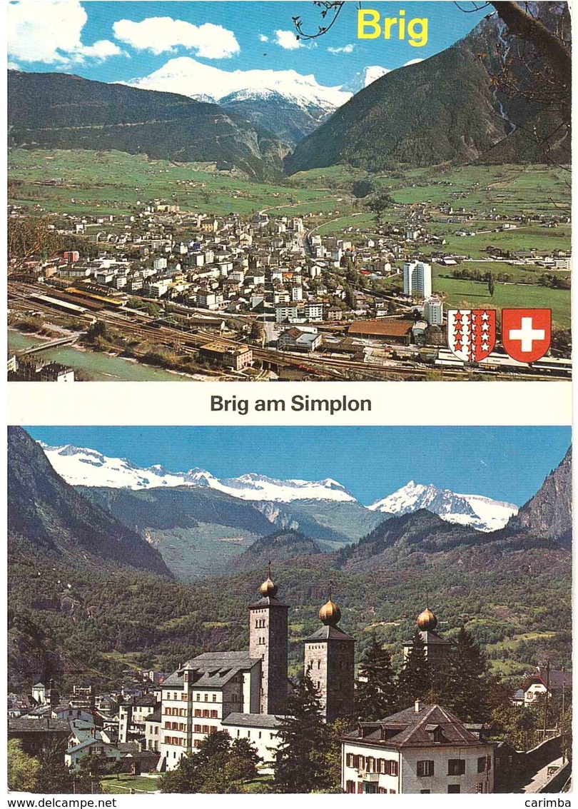 BRIG AM SIMPLON TARGHETTA - Storia Postale