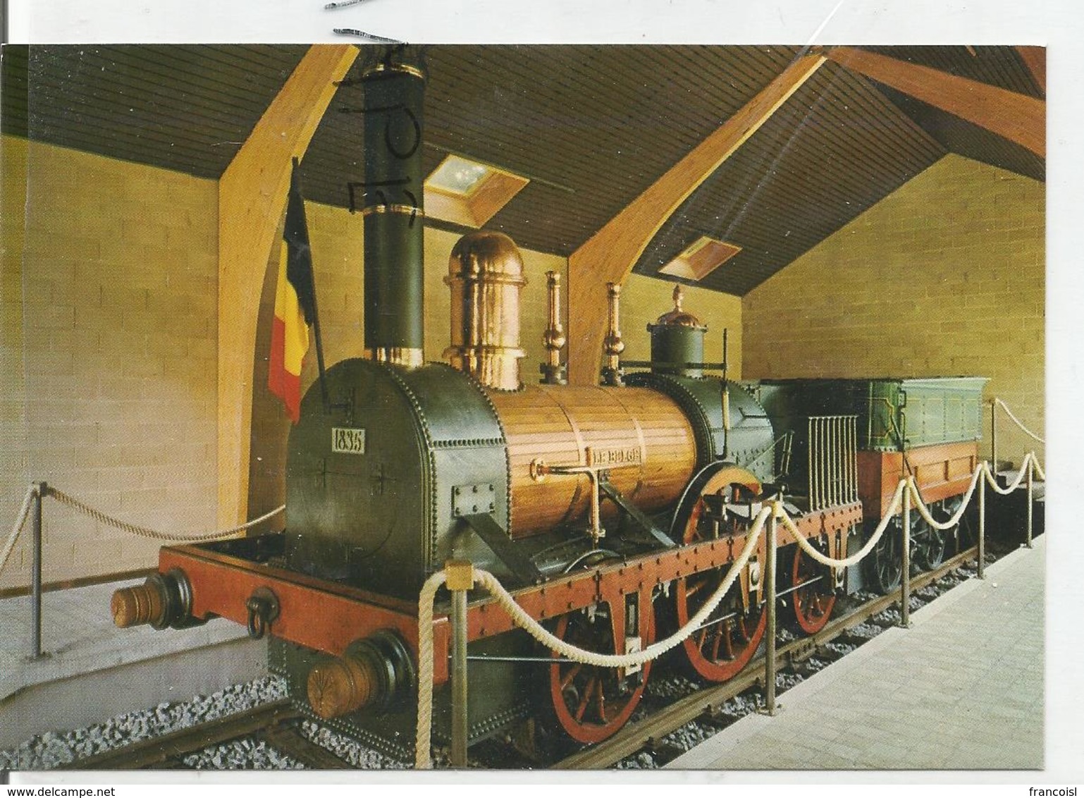 Reproduction En Bois De La Locomotive "Le Belge" à Vresse-sur-Semois. - Musées