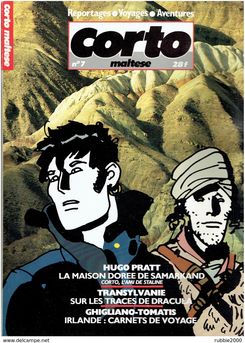 REVUE CORTO MALTESE N° 7 HUGO PRATT MANARA 1986 CASTERMAN - Pratt