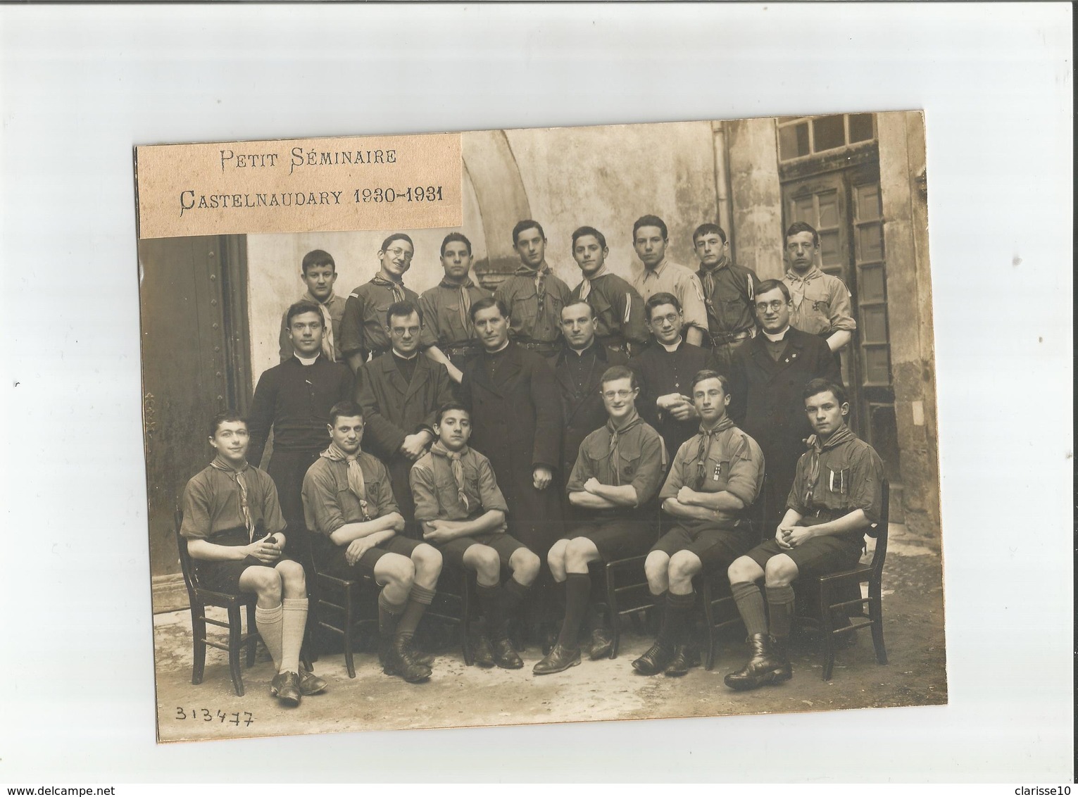 11 Castelnaudary Photo 220x160 Petit Seminaire Castelnaudary 1930-1931 Scouts - Castelnaudary