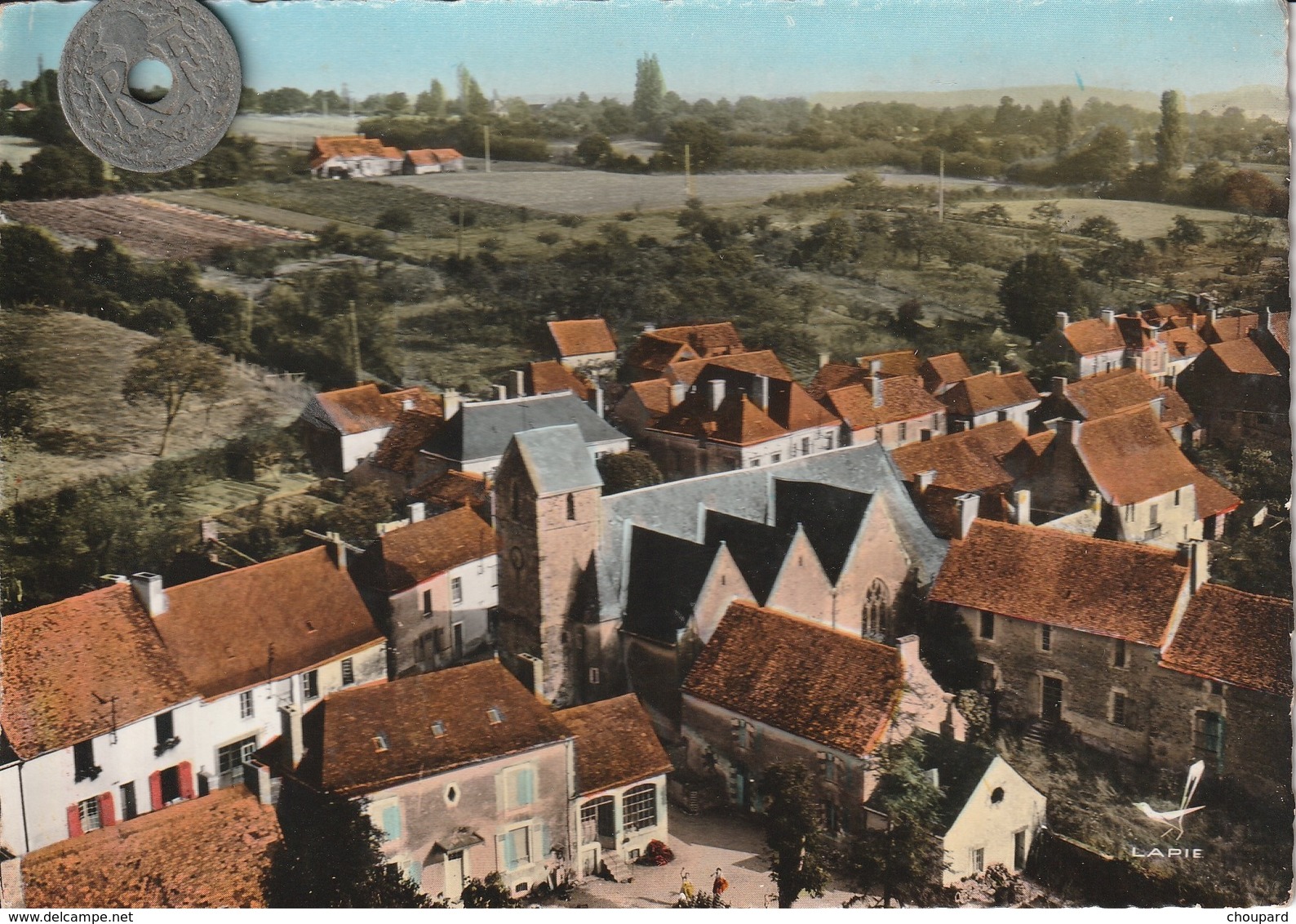 70 - Carte Postale Semi Moderne Dentelée De  SOULIGNE  FLACE   Vue Aérienne - Autres & Non Classés