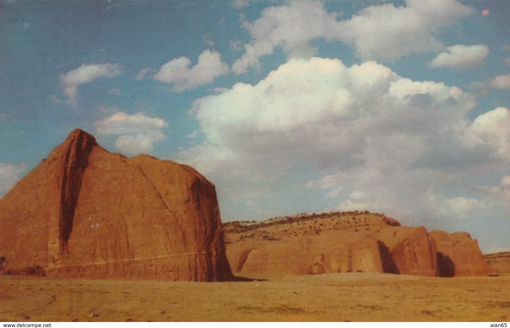 Gallup New Mexico, Red Rocks, Route 66 Highway, C1940s/50s Vintage Postcard - Route '66'