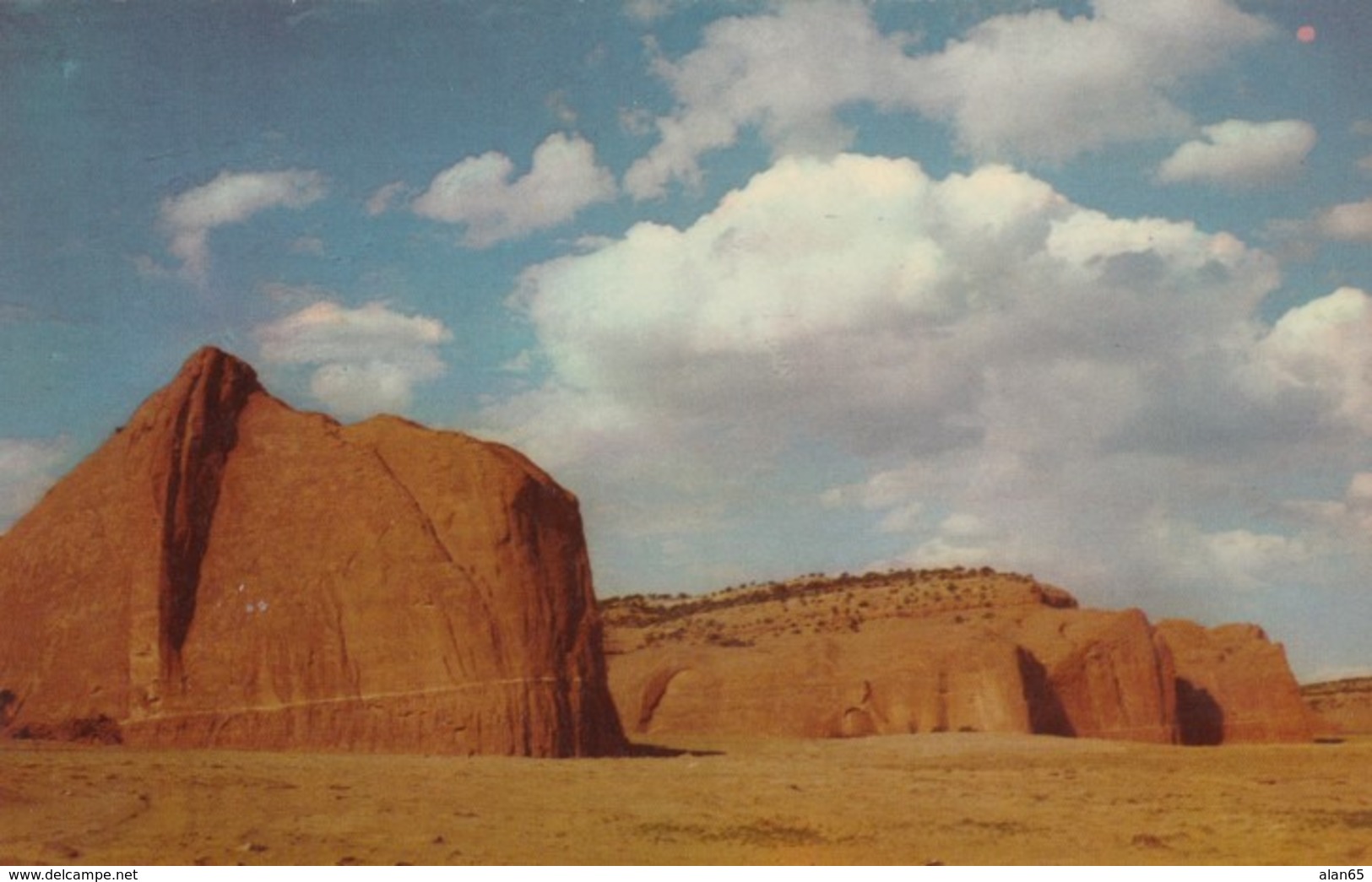 Gallup New Mexico, Red Rocks, Route 66 Highway, C1940s/50s Vintage Postcard - Ruta ''66' (Route)