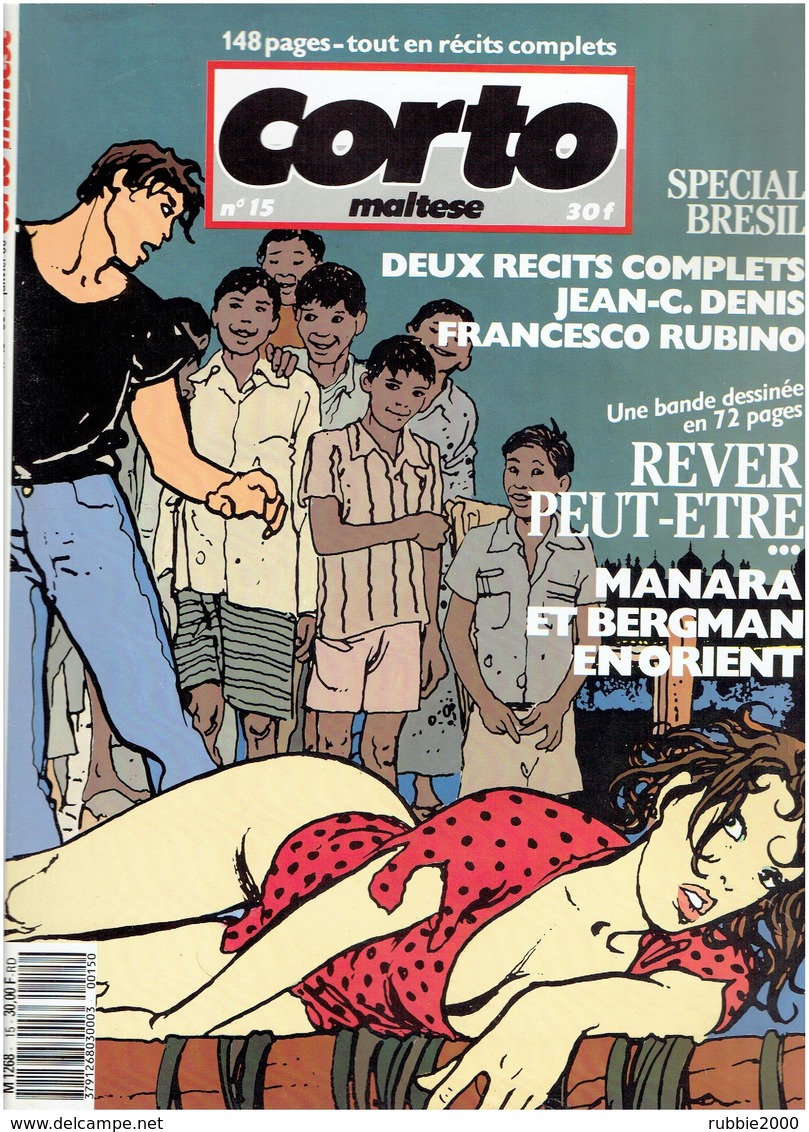 REVUE CORTO MALTESE N° 15 HUGO PRATT MANARA 1988 CASTERMAN - Pratt