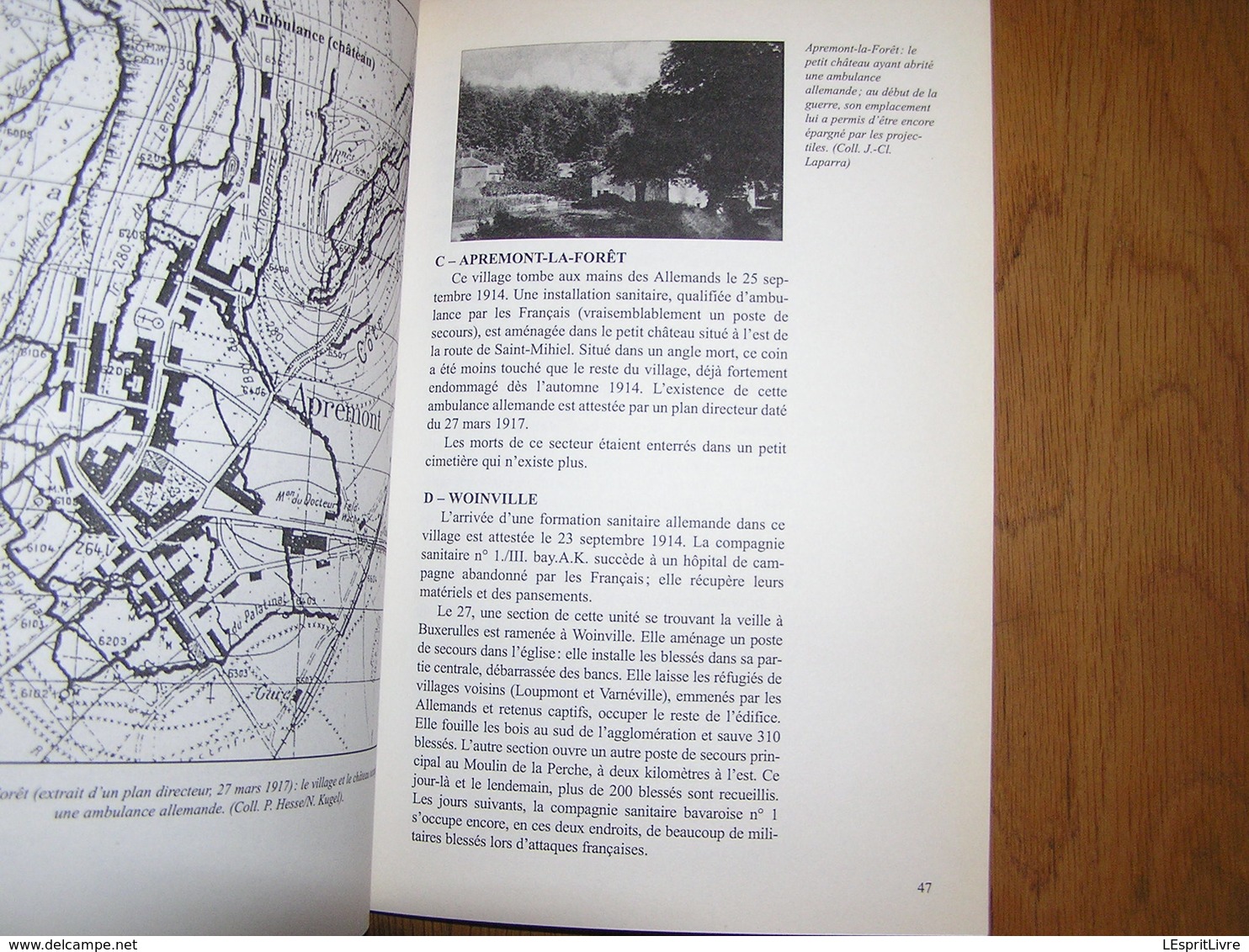 LES CHEMINS DE LA SOUFFRANCE Service Santé Allemand Guerre 14 18 Saint Mihiel Hauts de Meuse Woëvre Metz Blessés Hopital