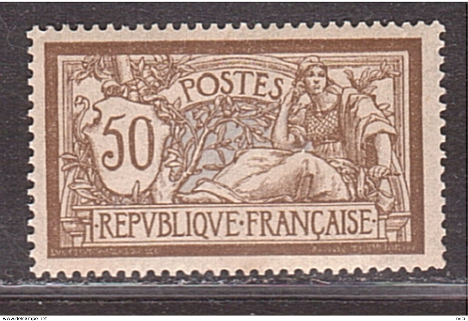 FRANCE MERSON 50c Neuf ** Nuance Foncée N° 120 - 1900-27 Merson