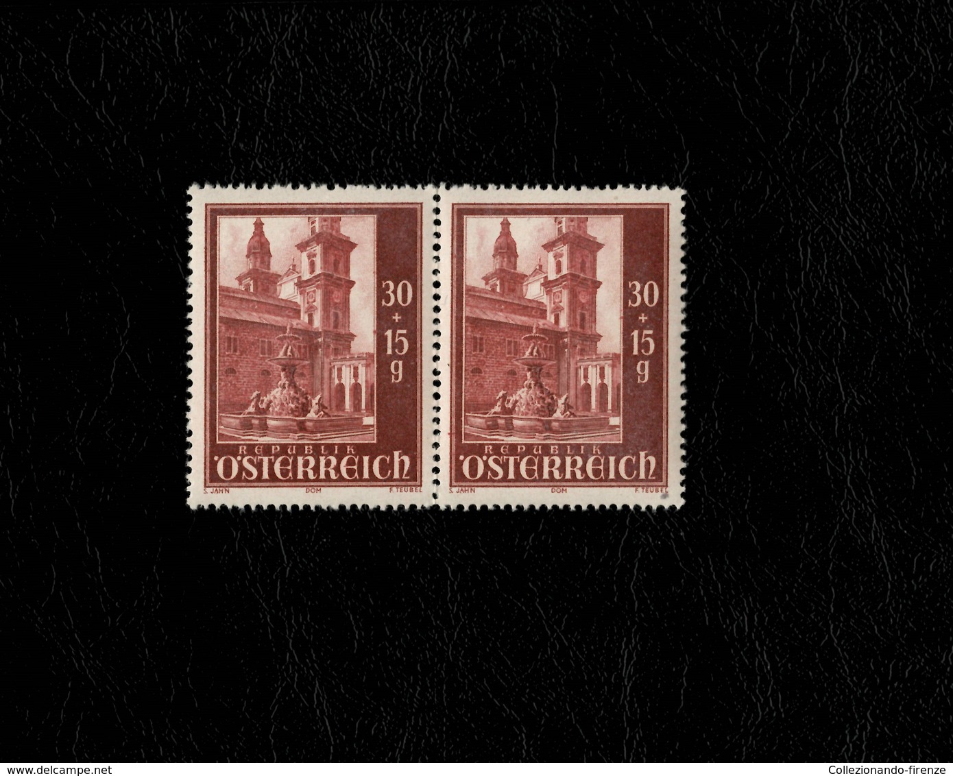 Austria 1948 Ricostruzione Cattedrale Salisburgo 755-762 Serie Completa Nuovi MNH** - Nuovi