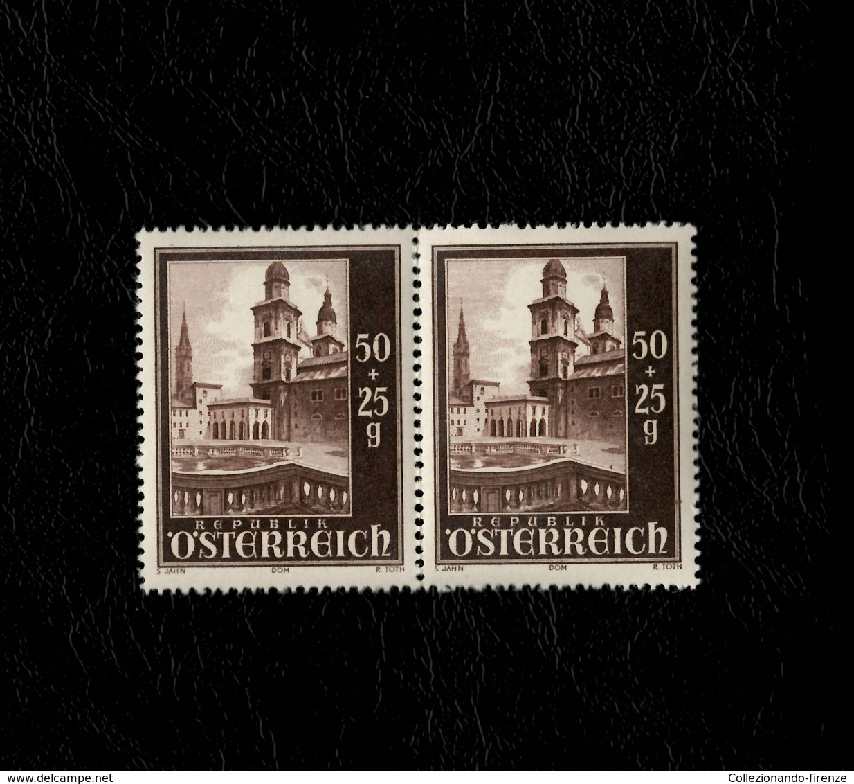 Austria 1948 Ricostruzione cattedrale Salisburgo 755-762 Serie completa Nuovi MNH**