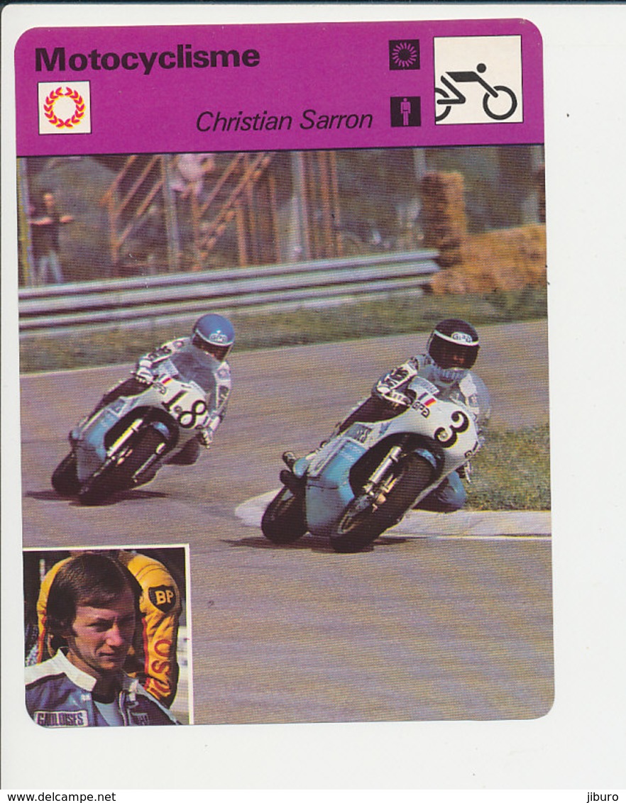 Christian Sarron Motocyclisme Sport 01-FICH-Moto-1 - Sports
