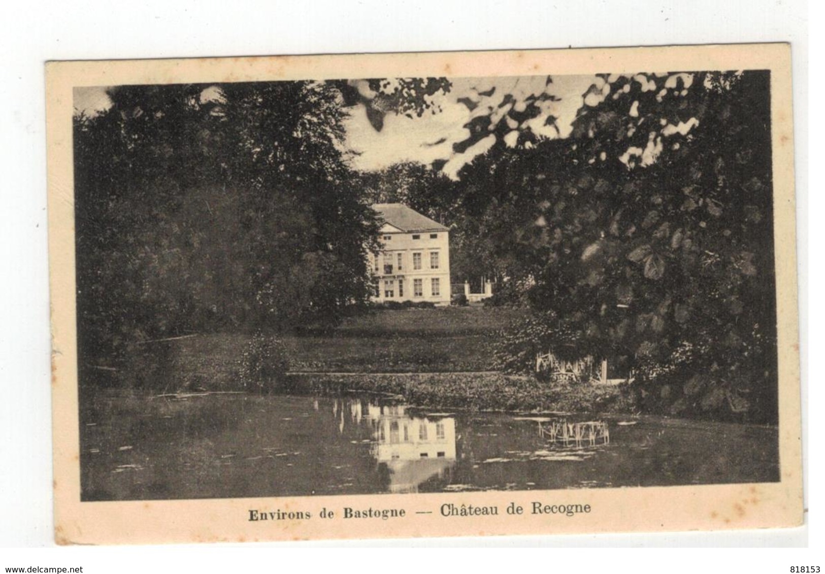 Recogne  Environs De Bastogne  -  Château De Recogne 1929 - Bastogne