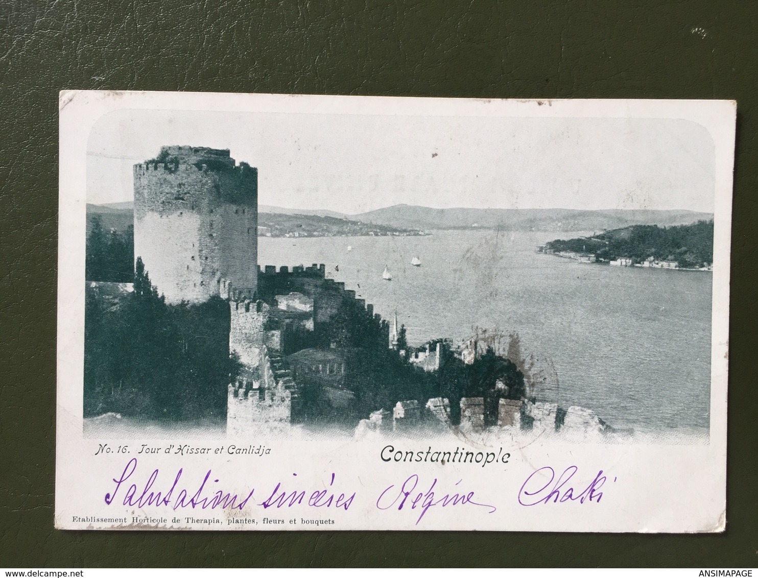 CONSTANTINOPLE- Tour D'Hissar Et Canlidja - Turkey