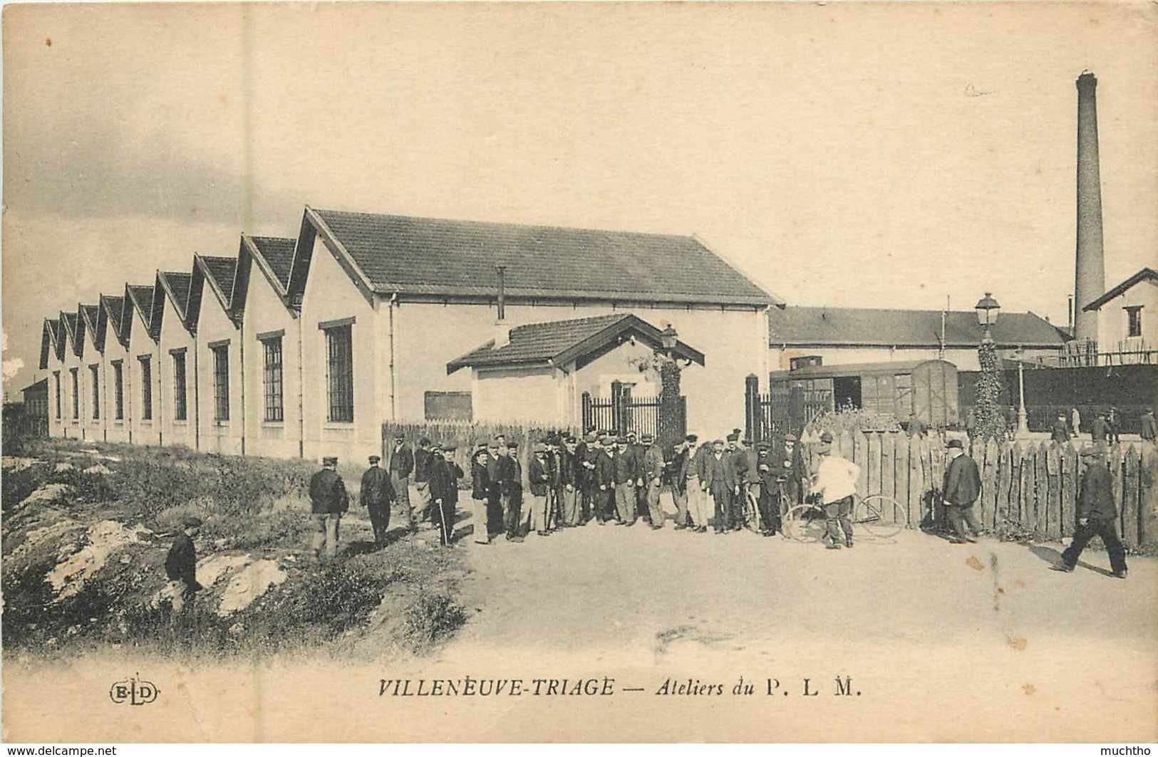 Dep - 94 - VILLENEUVE TRIAGE Ateliers Du P. L. M. - Other & Unclassified