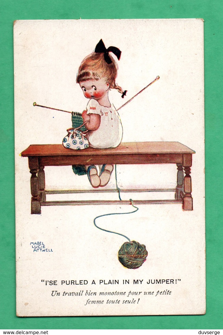 Carte Illustrée  Illusrated Post Card Mabel Lucy Attwell - Attwell, M. L.