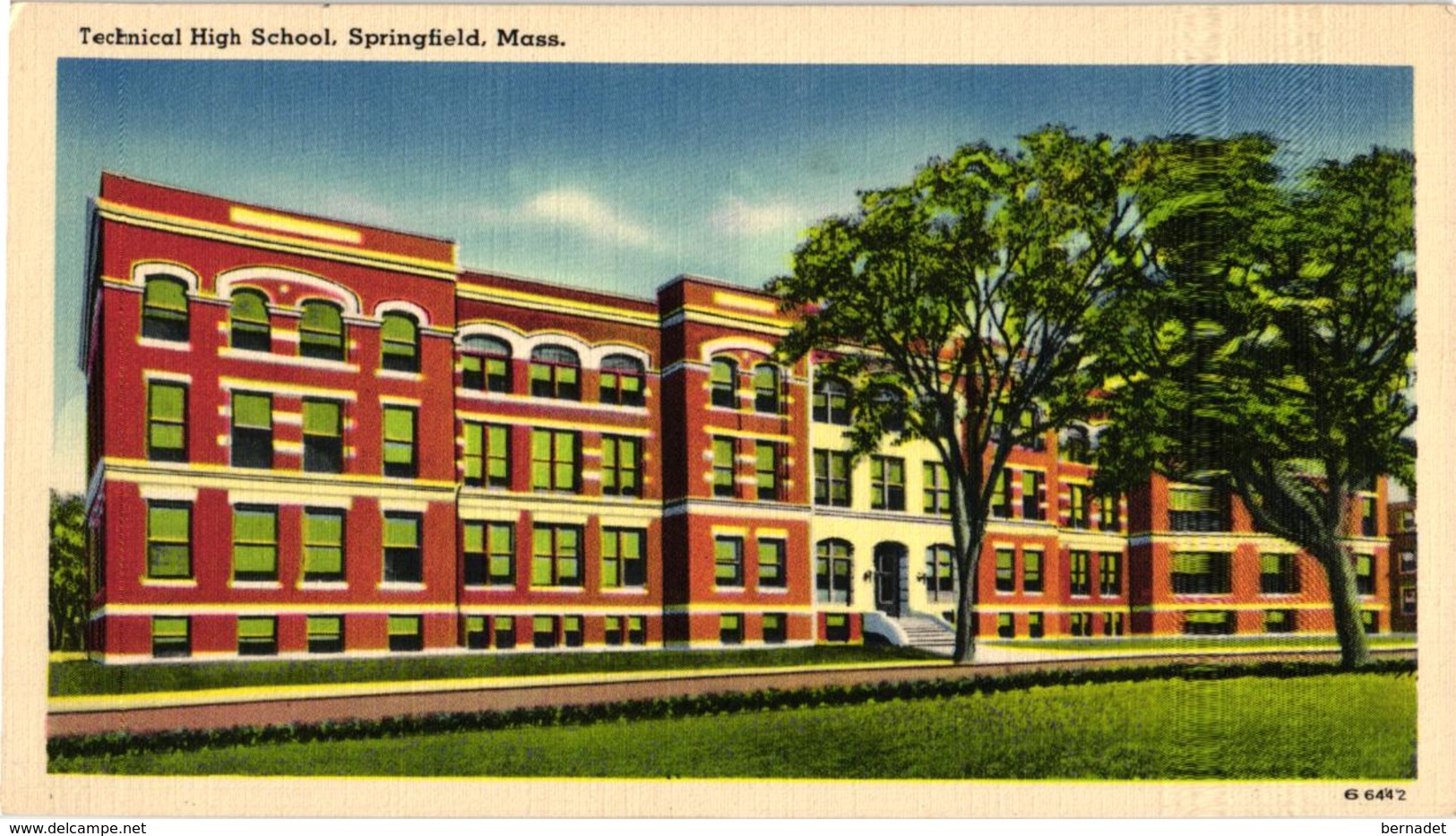 ETATS UNIS ..SPRINGFIELD  MASS. .. TECHNICAL HIGH SCHOOL . - Springfield – Illinois