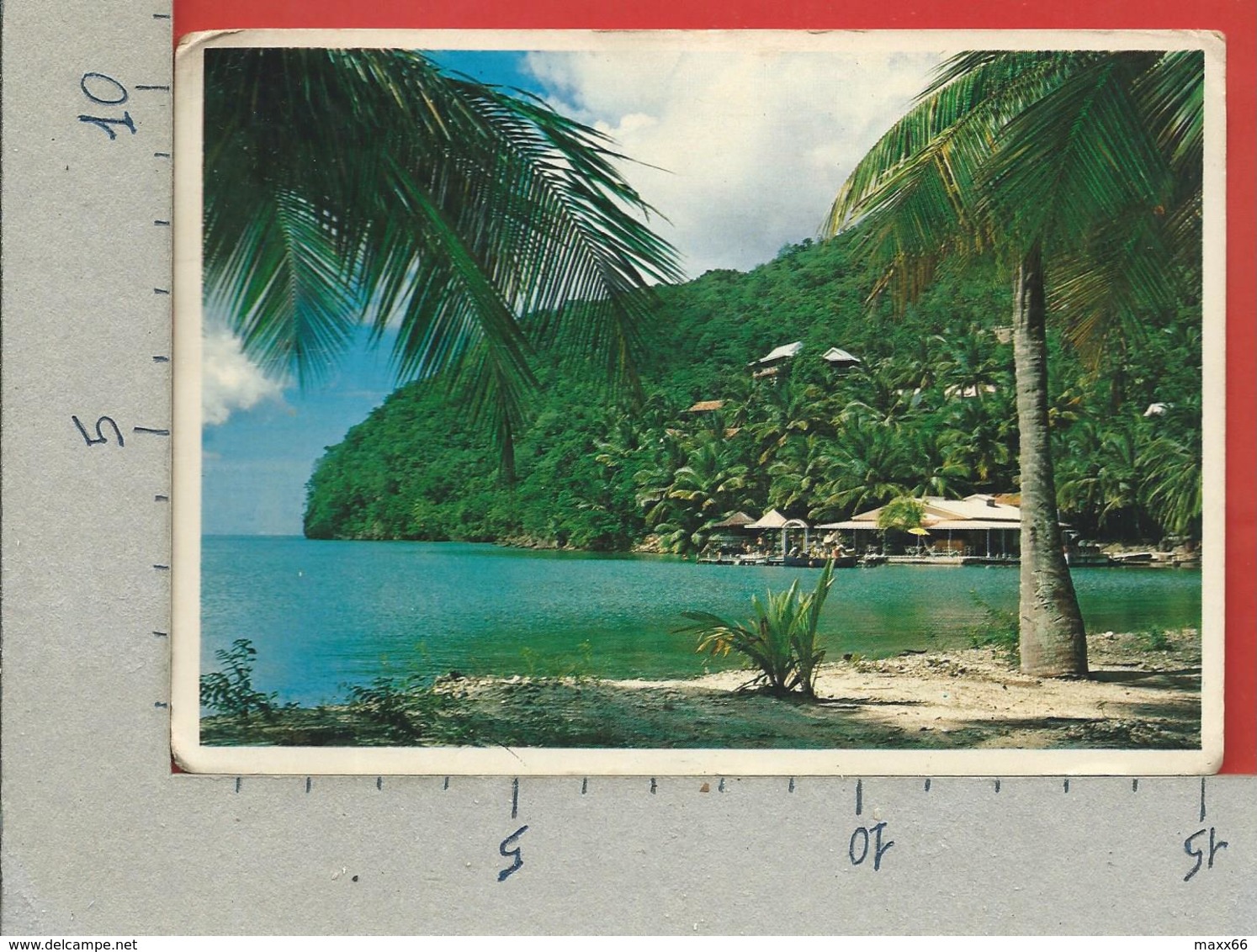 CARTOLINA NV SANTA LUCIA - Doolittles Marigot Bay - West Indies - 10 X 15 - Saint Lucia