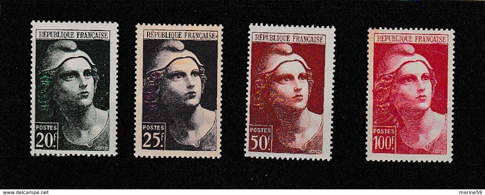 FRANCE - La SÉRIE N° 730 / 733 - N** - Valeur Catalogue : 21.50 € - 1945-54 Marianne De Gandon