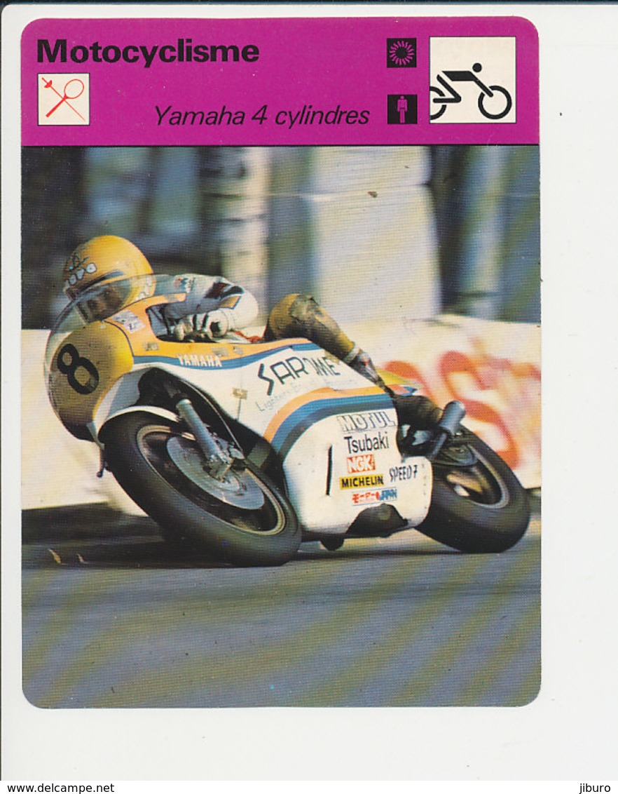 Yamaha 4 Cylindres Takazumi Katayama (GP De Finlande) Motocyclisme Sport 01-FICH-Moto-1 - Sport