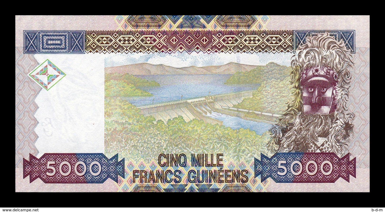Guinea 5000 Francs Commemorative 2010 Pick 44a SC UNC - Guinea
