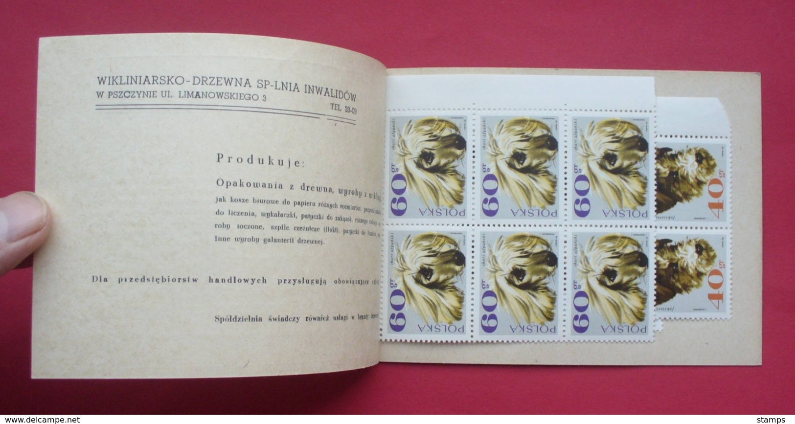 Poland 1969 - Mint MNH ** - Booklet Fi ZzN 13 , Katowice, Dogs --- Pologne Polen Polonia --- 165 - Carnets