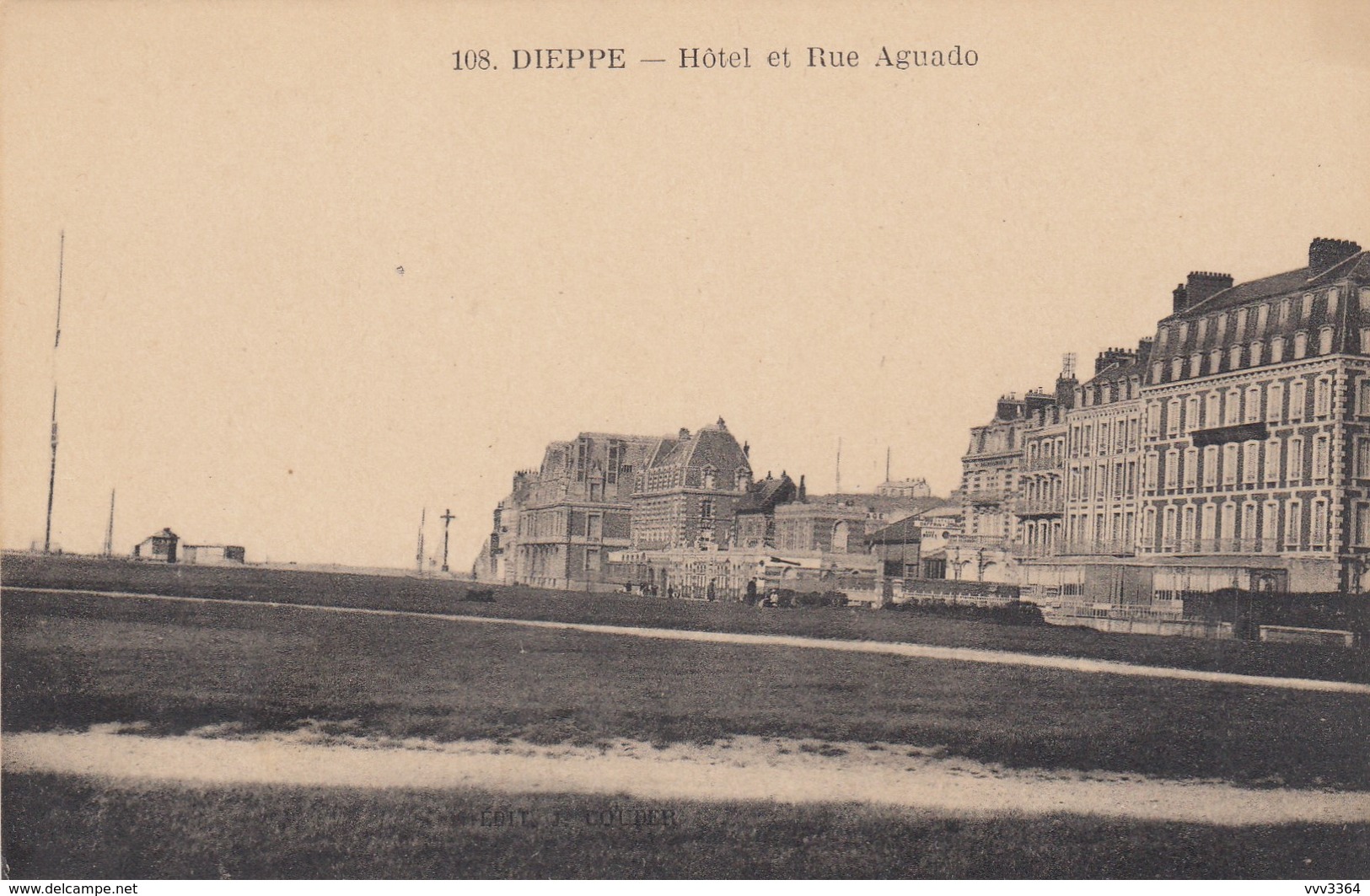 DIEPPE: Hôtel Et Rue Aguado - Dieppe