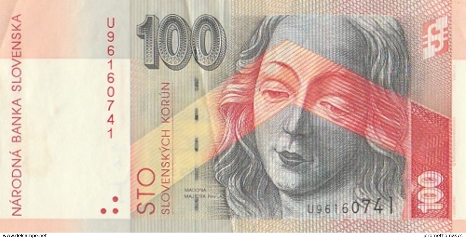 Billet 100 Korun Slovaquie - Slovakia