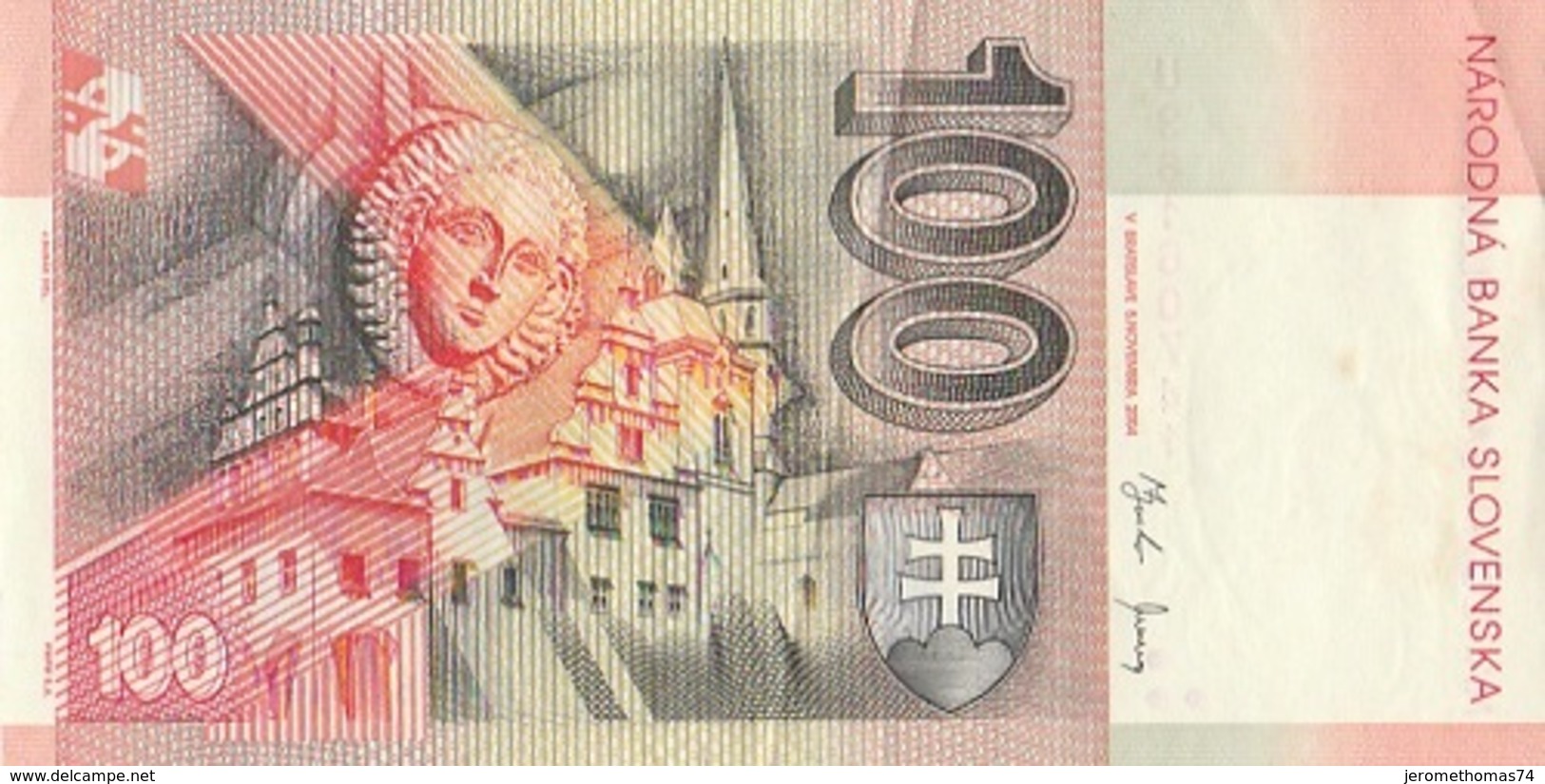 Billet 100 Korun Slovaquie - Slovakia