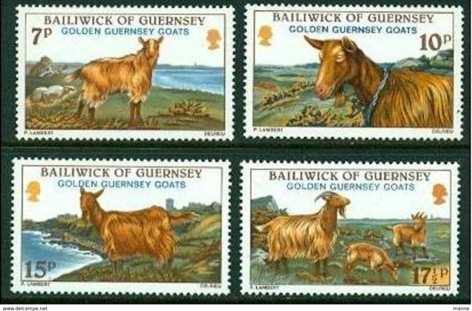 -Guernsey-1980-"Golden Goats" MNH (**) - Guernsey