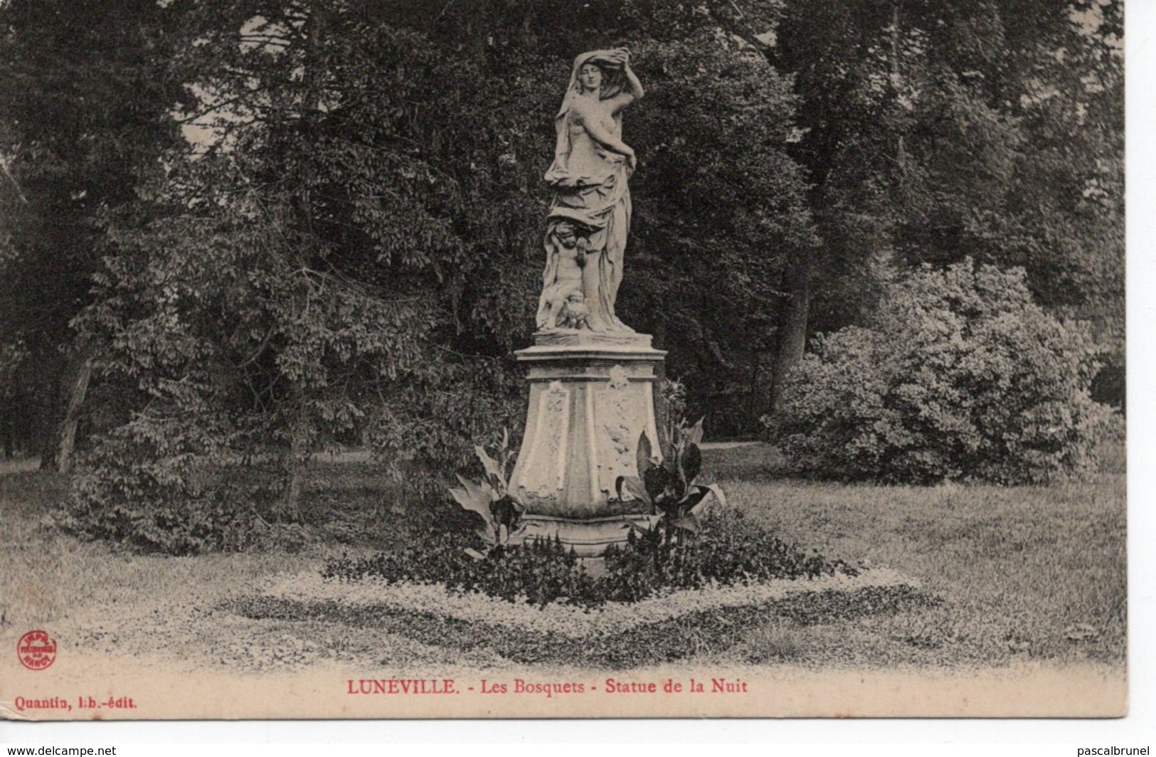 LUNÉVILLE - LES BOSQUETS - STATUE DE LA NUIT - Luneville