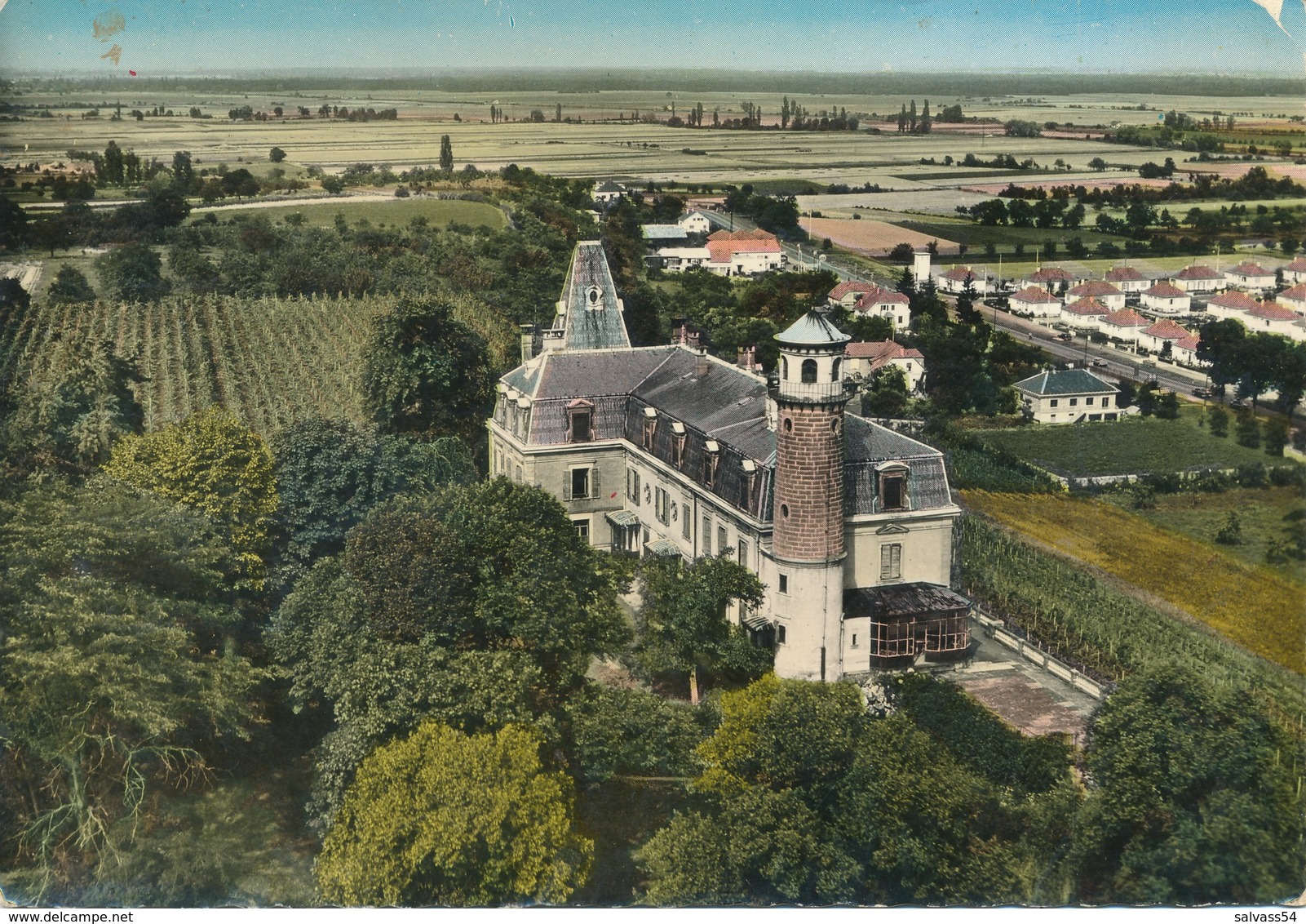 68) ROUFFACH : Vue Aérienne Sur La Château - Rouffach