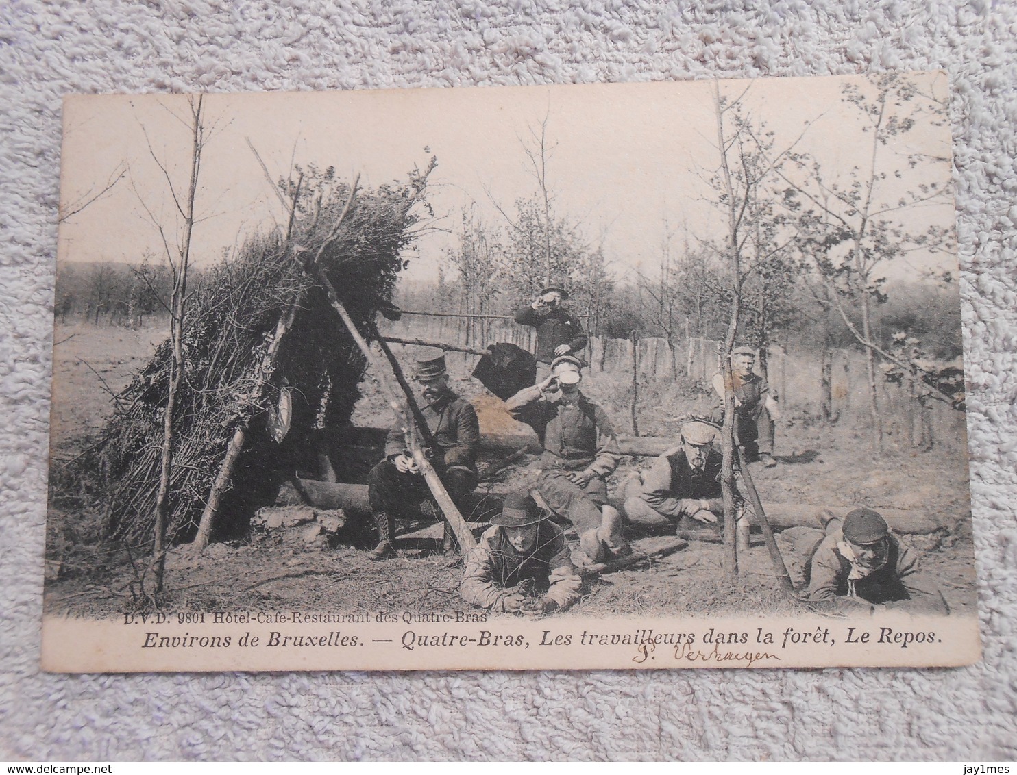 2 Cpa Tervueren Tervuren, Quatre Bras Travailleurs Bucheron - Tervuren