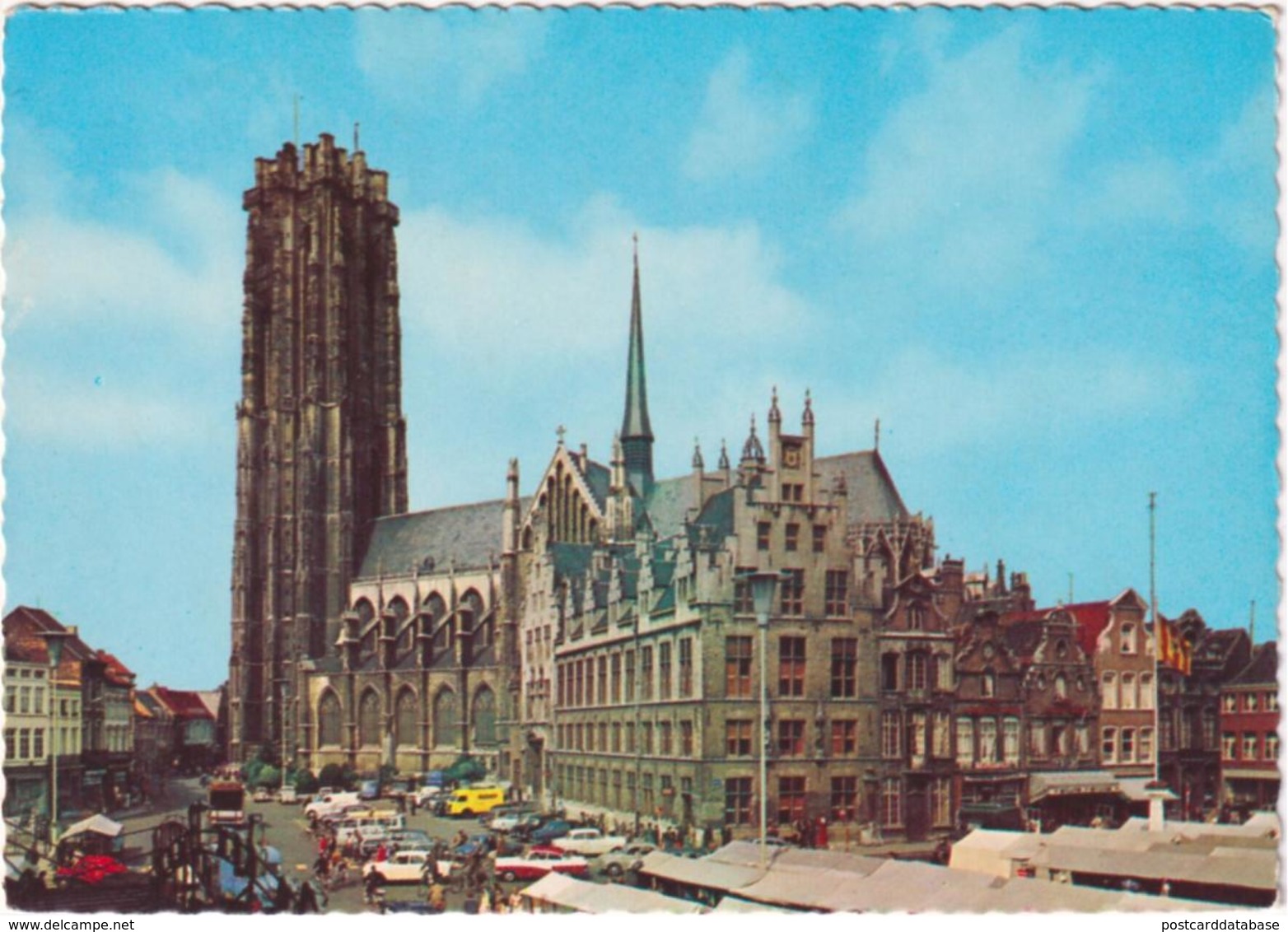 Mechelen - St-Rombauts Kathedraal - & Old Cars - Malines